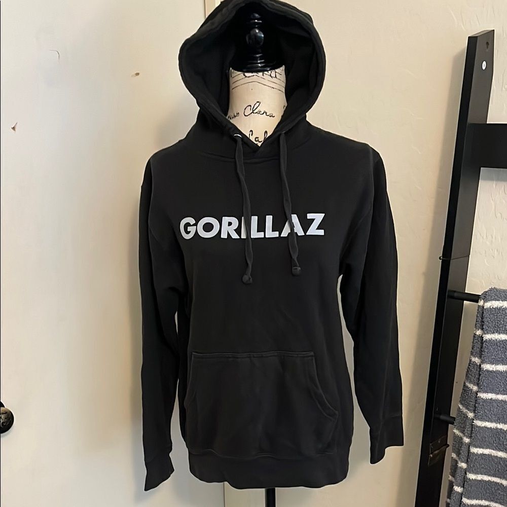Gorillaz Band Music Black Graphic Design Pullover Hoodie Sweatshirt Concert